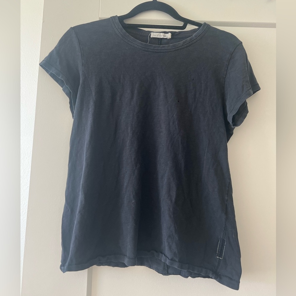 Rag and Bone Black tee sz S